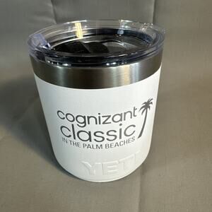 Yeti 10 oz Low Ball Wine Tumbler White "Cognizant Classic In The Palm Beaches”